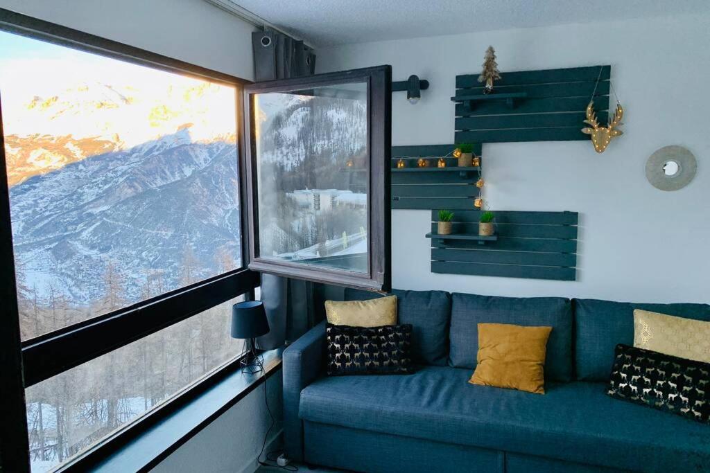 Studio 1600 Pied Des Pistes Avec Magnifique Vue 퓌생빈센트 외부 사진